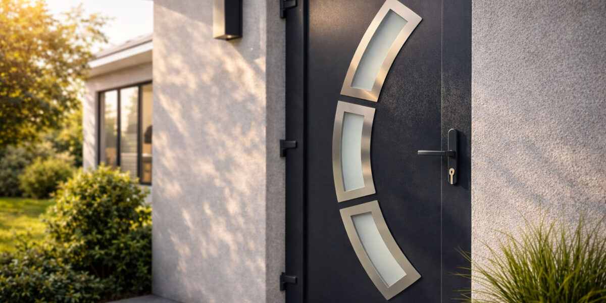 Miért nem ajánlott antracit színű műanyag bejárati ajtót a napos oldalra beépíteni?