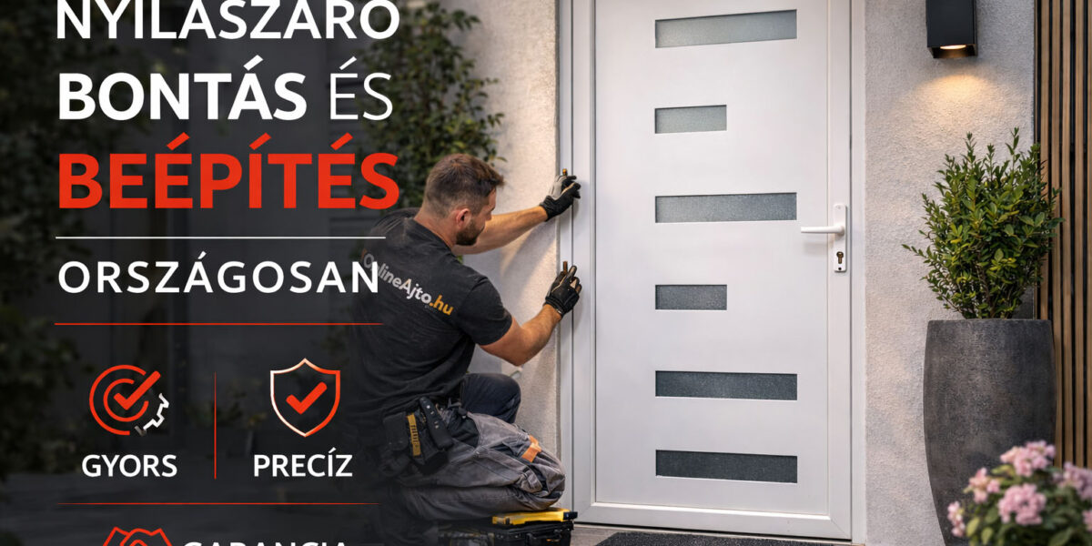 Nyílászárók beépítésé, bontása