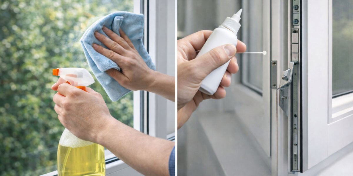 Műanyag nyílászárók karbantartása